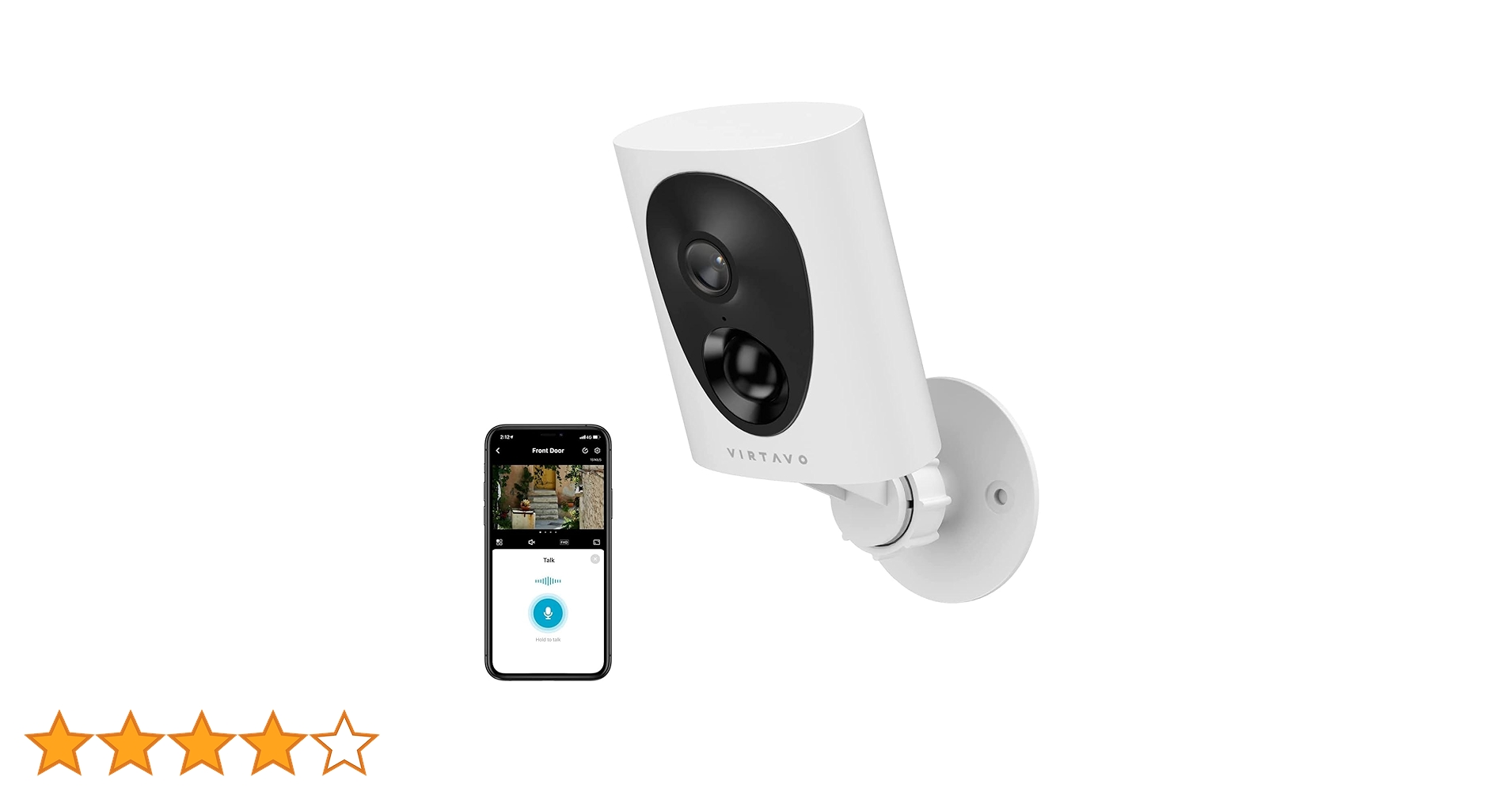 Amazon.co.jp: virtavo 防犯カメラ 屋外 ワイヤレス 充電式 カラフル